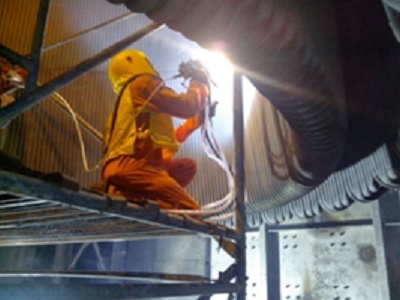 electric arc wire spraying